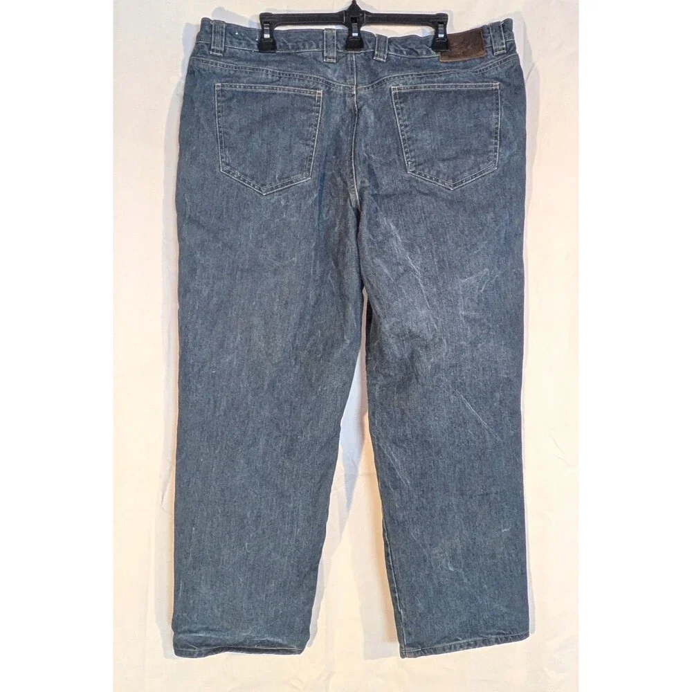 Woolrich  Flannel Lined Denim Jeans 40x30 Men’s Blue Lined  Jeans VTG